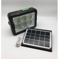 RD-C096 портативний акумуляторний LED ліхтар із сонячним живленням